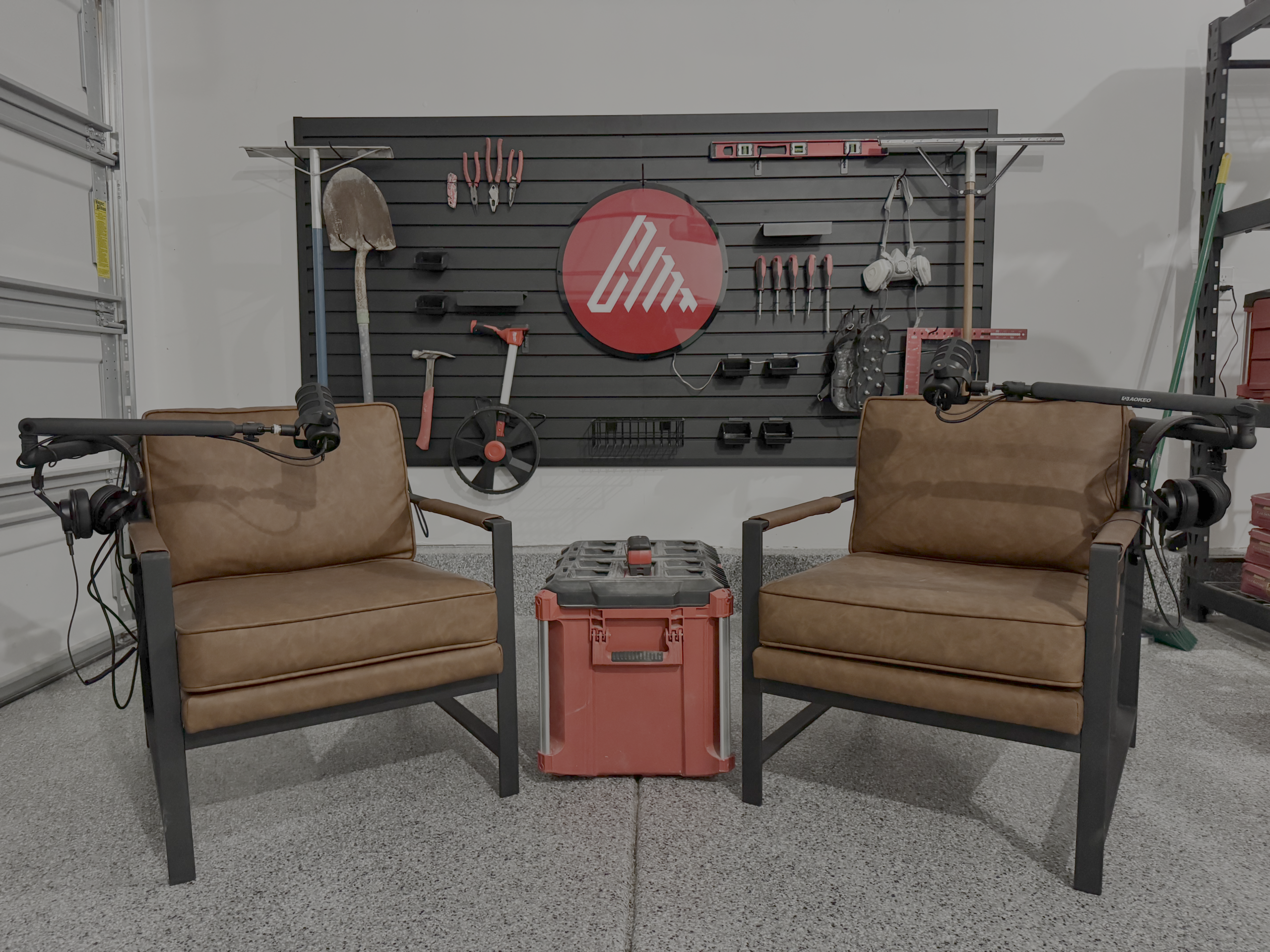 Construction Marketing Team Podcast Studio